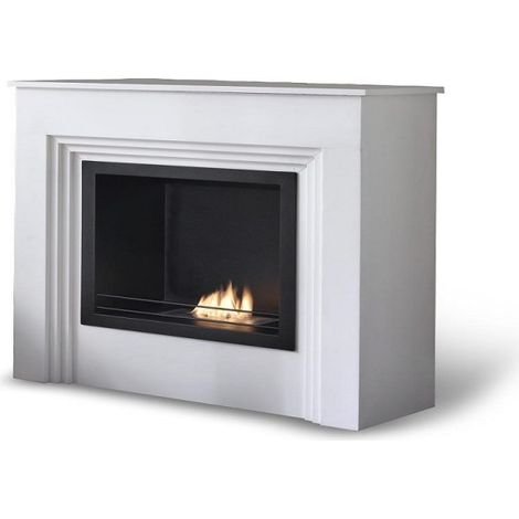 Biocamino diseño de suelo bioetanol blanco 96 x 35 x h 96 cm (1/4)