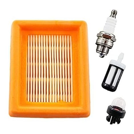 Air Filter Spark Plug For Stihl FS120 FS200 FS250 FS300 FS350 FS400 FS450 FS480 BT120 BT121 BT130 Brushcutter 4134 141 0300 (1/5)