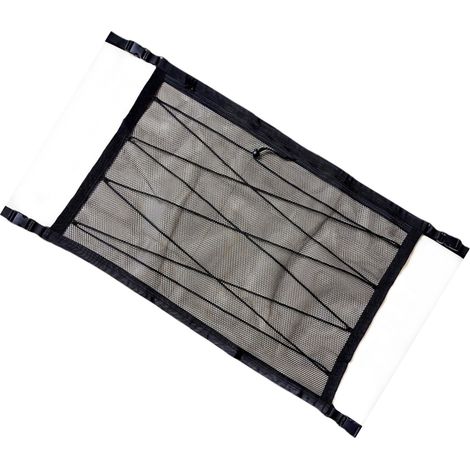 Filet suspendu toit voiture double étage sac surplomb polyester accessoires intérieur coulissant 80x54cm/31.49x21.25in (1/4)