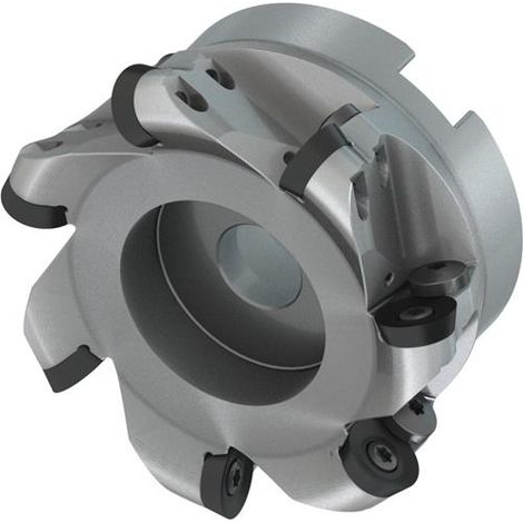 Kopier-Planfräser ISO 100A07R-SCMORD16-CF D.32mm m. Wendeplatte PRAMET (1/3)