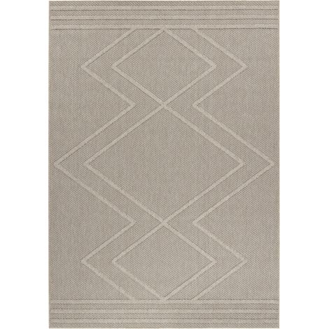 Tapis Salon Aspect Jute Boheme Relief Berbère sobre et naturelle (Beige Naturel - 80x150cm) (1/5)