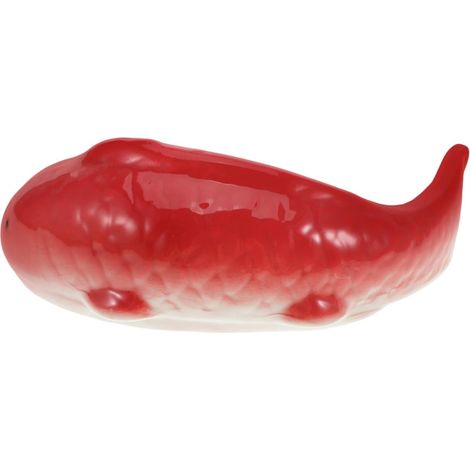 de poisson en céramique rouge résistante idéal pour décorer (1/5)