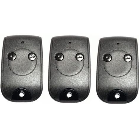 Télécommande 2 canaux 433,92 MHz – Contrôle 2 moteurs de portail et porte de garage – Portée 100m – Technologie codage roulant Safety 2.0+ - 92MHZ