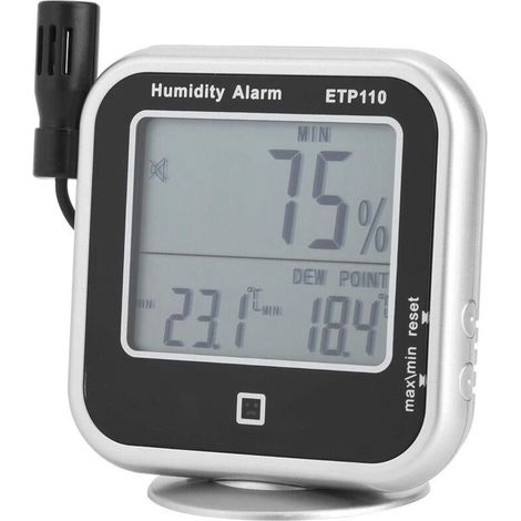 ETP110 Digital LED Humidity Dew Point Thermo-Hygrometer for Home/Laboratory (1/5)