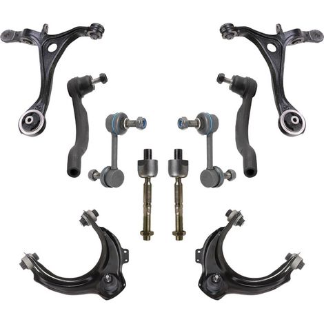 KIT BRACCIO OSCILLANTE 10 PEZZI COMPATIBILE CON HONDA ACCORD VII (CL, CN) 2.0 (CL7) 02. / Kit Sospensione Completo OE/OEM / Bracci Oscillanti + Testine Sterzo / Sostituzione Diretta OEM