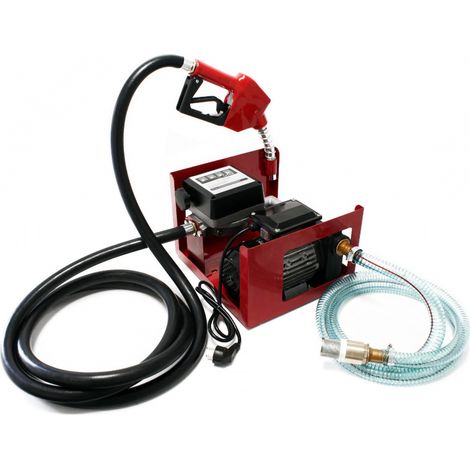 Pompe à Fuel Gasoil Autoaspirante 230V/750W 80l/min Pistolet Automatique (1/3)