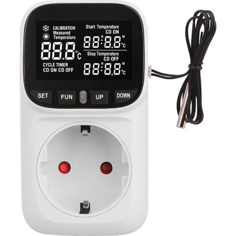 Termostato digitale con regolatore di temperatura e connessione