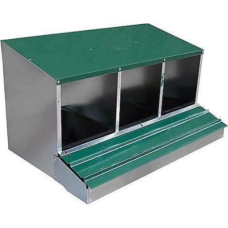 Hens pointus 3 feuilles de t»le avec panier en plastique non amovible