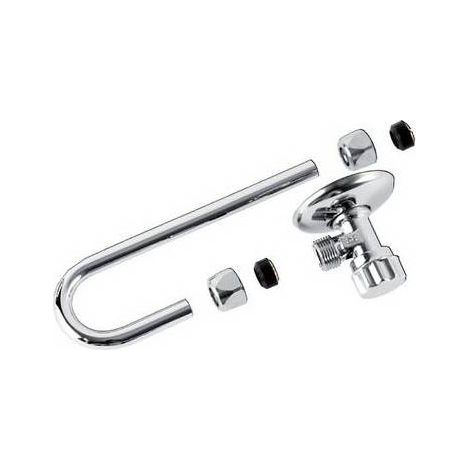 RUBINETTO D'ARRESTO 1/2" - 3/8" CON TUBETTO A J KARIBA