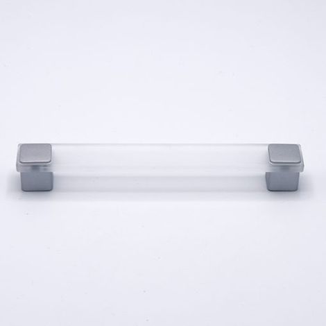 Maniglia Geo Per Mobili effetto satinato opalino 183 x 25 mm