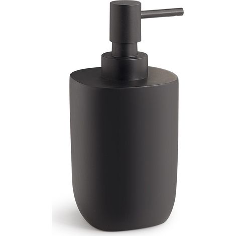 Dispenser Sapone Da Appoggio In Resina Nero Opaco  Yucca