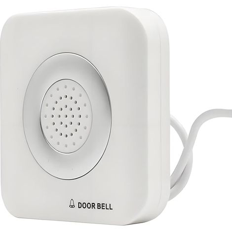 Sonnette de Porte Filaire 12V DC avec Carillon Ding-Dong 90dB - Boîtier ABS Ignifugé, Cloche Intérieure pour Maison, Bureau et Contrôle d'Accès (1/5)