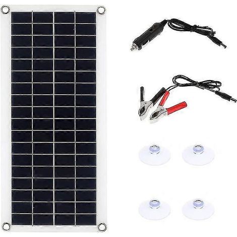Kit de panneau solaire 1000W 12V 10A-60A Contrôleur pour téléphone RV voiture MP3 charge extérieure (1/5)