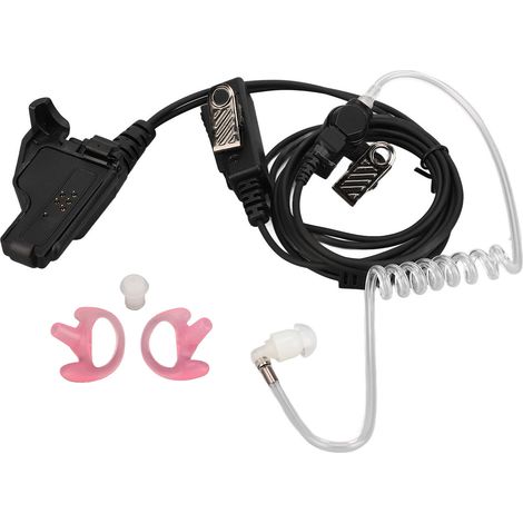 Casque acoustique antibruit à tube pour radio Motorola HT1000 MT2000 MTS2000 MTX8000 JT1000, écouteur bidirectionnel annulation de bruit (1/5)