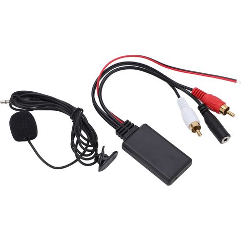 Adaptateur bluetooth 5.0 AUX IN, câble stéréo sans fil, Microphone mains libres, adapté à Pioneer avec Port Audio 2RCA (1/5)