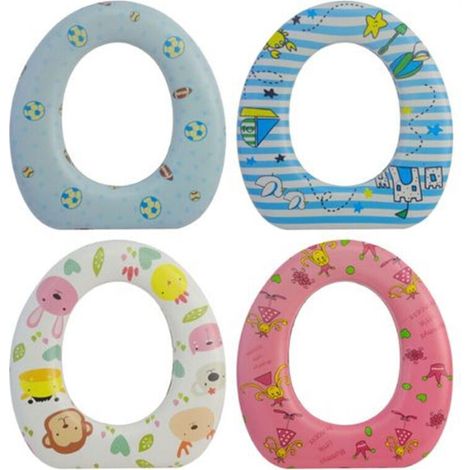 Siège De Siège Réducteur Pour Toilette Souple Pour Enfants Avec 4 Motifs Fantaisie 59781 (1/5)