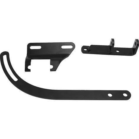 Kit 3 supports alternateur en acier noir pour SBC Small Block 265 283 305 327 350 383 400, fixation moteur renforcée (1/5)