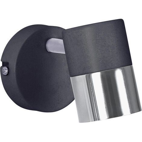 Spot encastré en saillie, 1 lumière, noir, 8 x 8 cm IP20 Spot de plafond (1/5)
