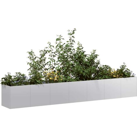 Pflanzkübel 280x40x40 cm Verzinkter Stahl