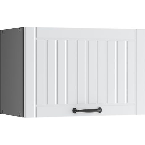 Pensile da cucina Fame-Line, Bianco rustico, 60 cm Piatto, Vicco