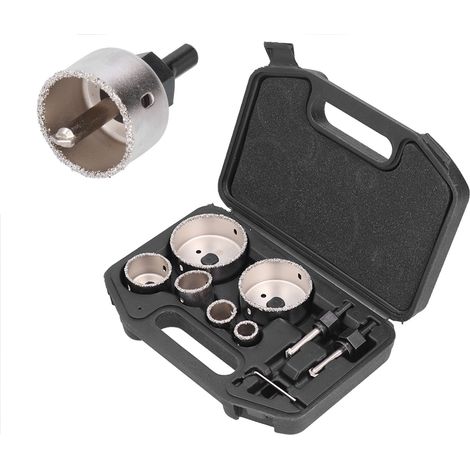 9-teiliges Fliesenbohrer-Set mit Metallbohrer für Glas und Porzellan (1/5)