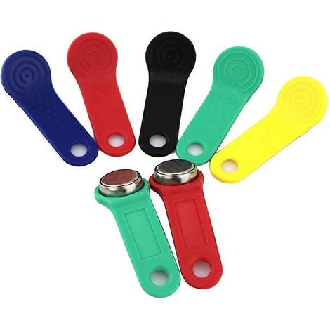 10 wiederbeschreibbare RFID-Touch-Speichertasten RW1990 iButton Kopierkarte Saunaschlüssel (1/4)
