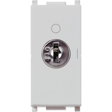 VIMAR - 14083.SL Interruttore 2P 16(3)A +chiave Silver