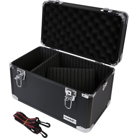 HMF 14801-02 Alu Aufbewahrungsbox Transportkoffer, verstellbare Facheinteilung, 40 x 27,5 x 23,5 cm (1/5)
