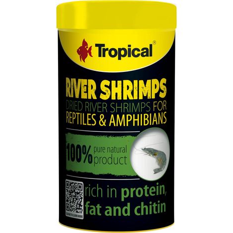 RIVER SHRIMPS 100ml / 16g - Gamberi di fiume essiccati per rettili e anfibi (1/2)