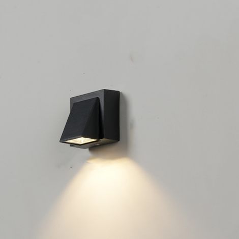 Applique Murale Interieur/Exterieur,IP65 Imperméable Lampe Murale Exterieur Pour Salon, Coucher, Jardin, Lumière Blanche Chaude 3000K (1/5)