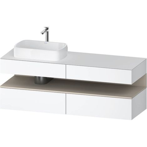 DURAVIT QA4777083180010 QAT KWTU WH Angle 1600x550x600 Blanc mat H