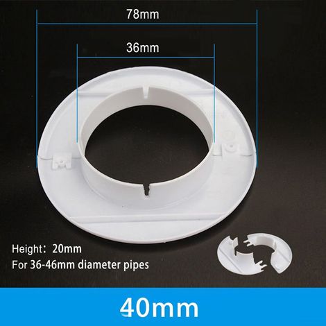 Couvercle De Passage De Câble - Couvercle Pour Trou De 40 À 80 Mm - Pour Conduits Et Tubes D'Installation Fixe - 1 Pièce (1/5)