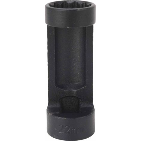 Douille pour écrou de jambe de force haute résistance efficace 12 points 81 mm Outil de démontage de jambe de force de suspension universel pour voitures 22 mm/0,9 po (1/5)