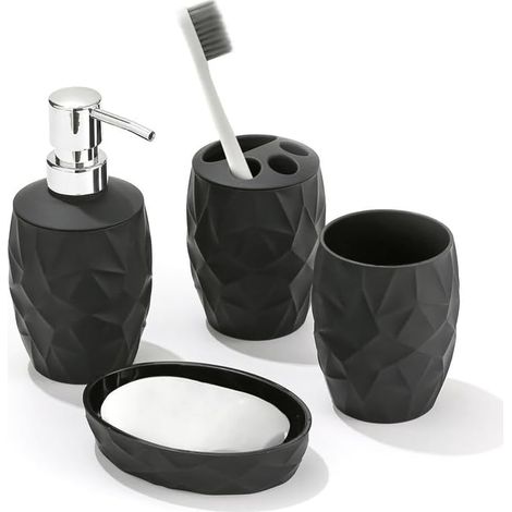 piece bathroom toiletry set including hand sanitizer bottle (1/5)