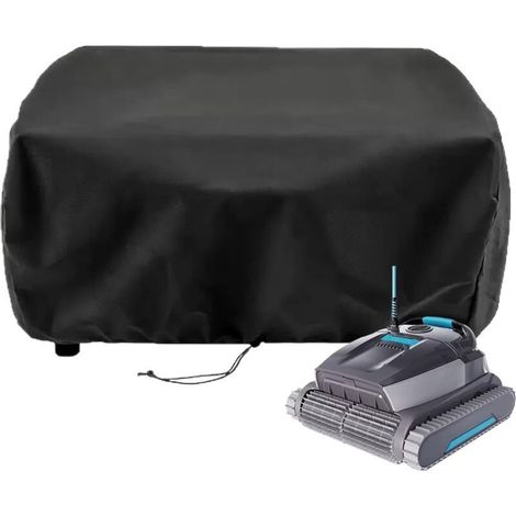 Bâche robuste pour robot de piscine, housse protection résistante aux UV aspirateur piscine – Housse intempéries panier nettoyage à utiliser dans la - (1/4)