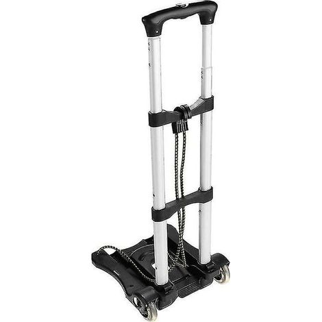 Aluminum Alloy Folding Trolley Portable Luggage Trolley Light Travel Trolley/two Luggage Trolley (8