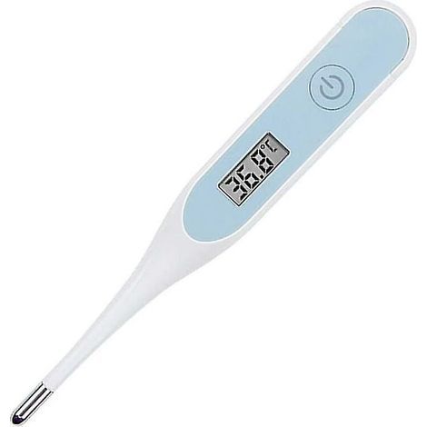 1 Pc Numérique Thermomètre Basal Thermomètre Électronique à Lecture Rapide 20 Secondes Thermomètre de Test Rapide pour Bébé Adulte(bleu) (1/4)