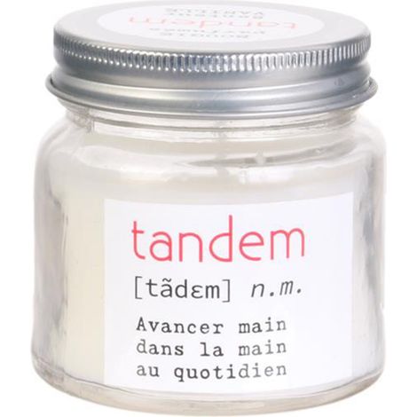 Bougie parfumée VASO blanc senteur vanille (1/2)