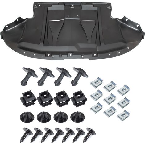 Audi A4 B5 95-01 Motorabdeckung + Satz Befestigungsclips für die Motorabdeckung (28-teilig)