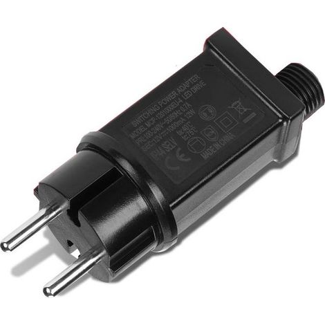12V LED Power Supply, IP44 LED Transformer, Low Voltage LED Adapter for Christmas Lights, String Lights (1/4)