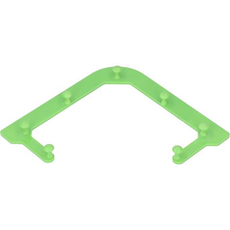 Panier de drainage triangulaire à mailles fines pour évier, sac filtrant en filet avec support de rangement des déchets de cuisine (1/5)