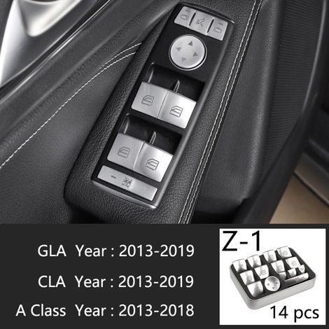 (Type Z-1) Compatible avec Mercedes-Benz Classe A W176 GLA X156 CLA Accessoires de climatisation, panneau de console CD, garniture de style automobile (1/5)