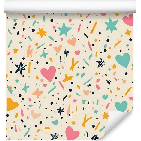 Carta da parati Love Cream 50x1000 cm (1/5)