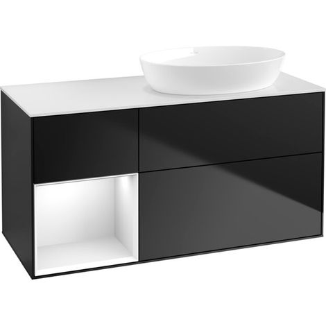 Villeroy & Boch FA41GFPD Meuble sous-lavabo Finion FA4 (1/2)