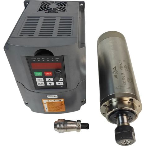 Motor de husillo, 2,2 kW de potencia, diseño refrigerado por aire, Kit 1 (1/2)