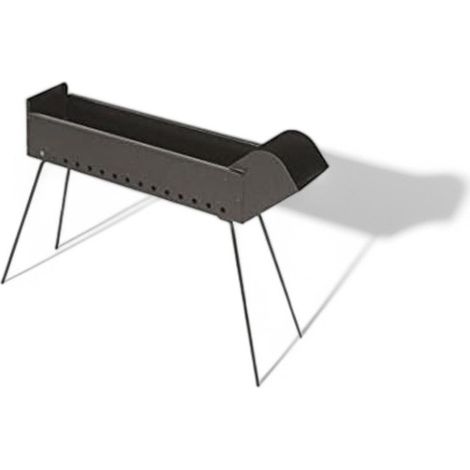 Asador de acero 80x14xH65 cm (1/3)