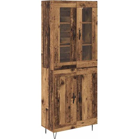 Highboard Altholz 69,5 x 34 x 90 cm Holzwerkstoff vidaXL