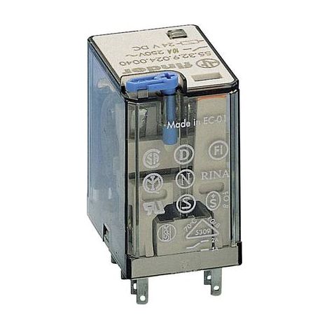 Relais finder 55.32.9.024.0094 24V DC 10A compact (1/2)