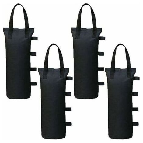 Lot de 4 Poids de Lestage pour Gazebo, Tonnelle, Pavillon et Parasol – Sacs de Lestage à Remplir de Sable pour Jambes de Tentes et Pare-Soleil
