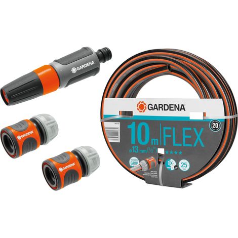 Kit de tuyau d'arrosage GARDENA, 10 m, 2 connecteurs, pulvérisateur de jardin